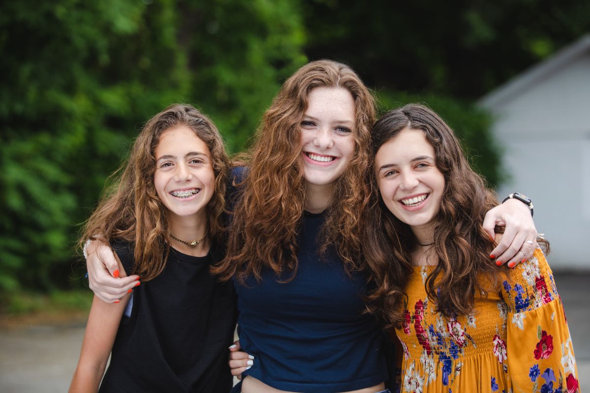 Patients happy with their new braces from their Montclair Orthodontist.